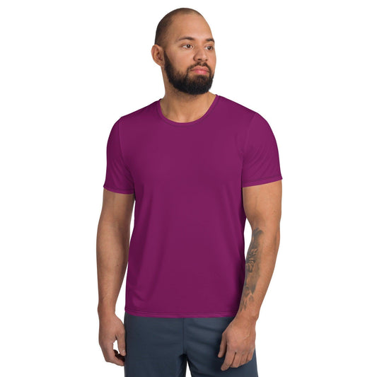 Aubergine Sport T-Shirt für Herren -- Aubergine Sport T-Shirt für Herren - XS Sport T-Shirt | JLR Design