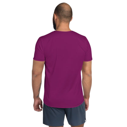 Aubergine Sport T-Shirt für Herren -- Aubergine Sport T-Shirt für Herren - XS Sport T-Shirt | JLR Design