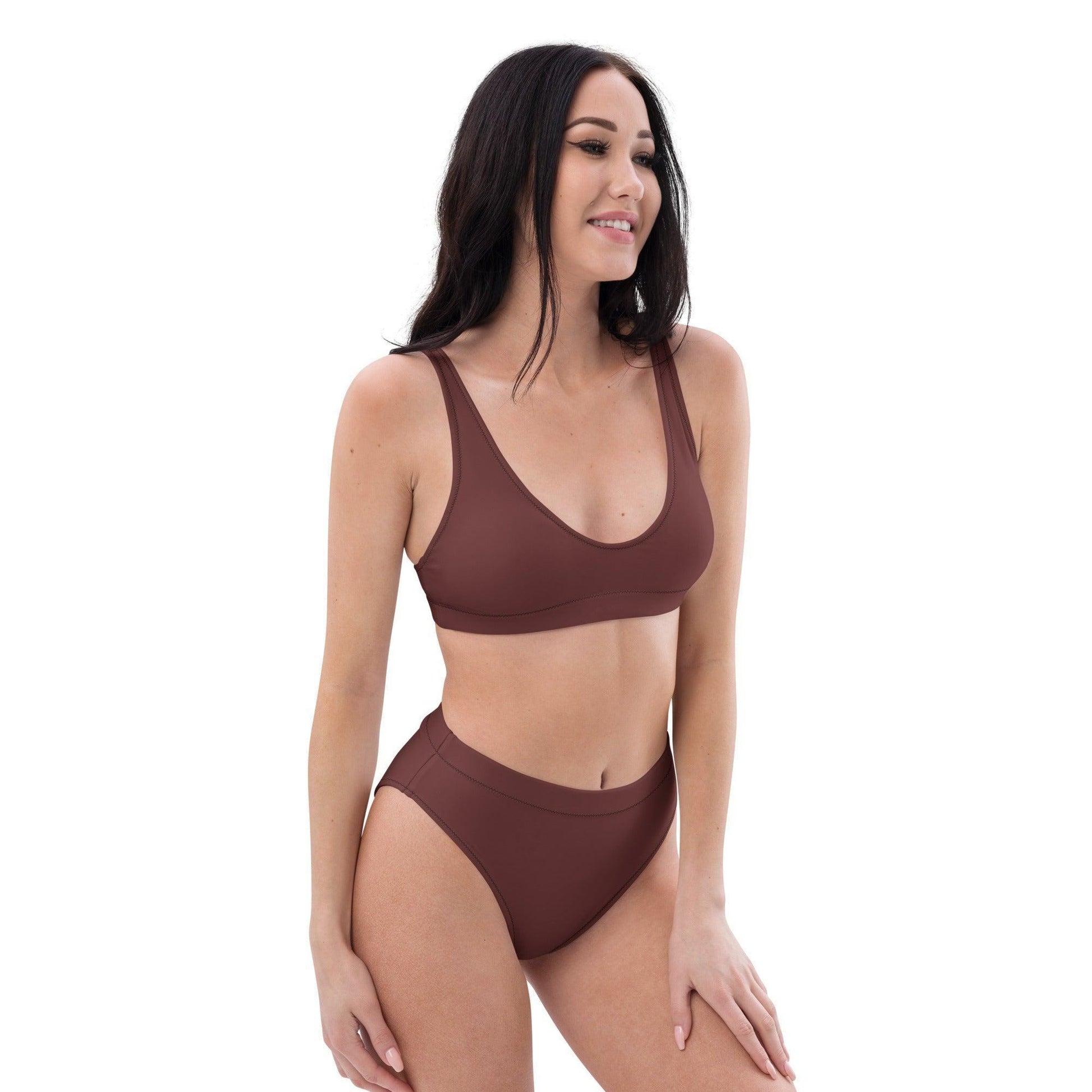 Auburn High Waist Bikini Bikini 49.99 Auburn, Bikini, Design, einfarbig, Einlagen, Elastan, Fashion, GRS, High, Mode, Passform, Polyester, Style, UPF50, Waist, zweilagig, zweitilig, Ökotex JLR Design