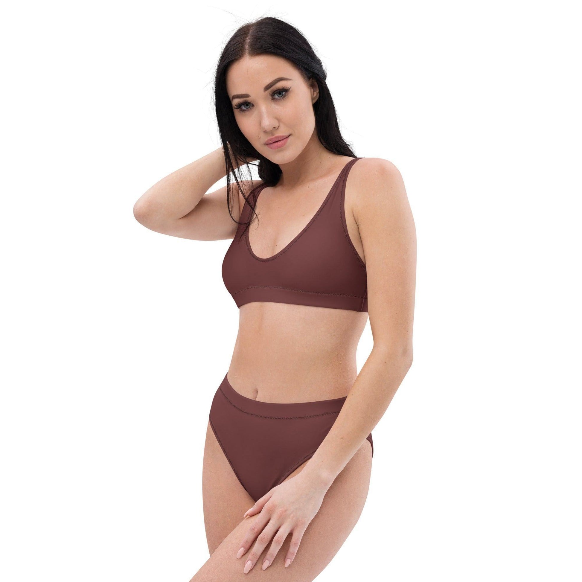 Auburn High Waist Bikini Bikini 49.99 Auburn, Bikini, Design, einfarbig, Einlagen, Elastan, Fashion, GRS, High, Mode, Passform, Polyester, Style, UPF50, Waist, zweilagig, zweitilig, Ökotex JLR Design