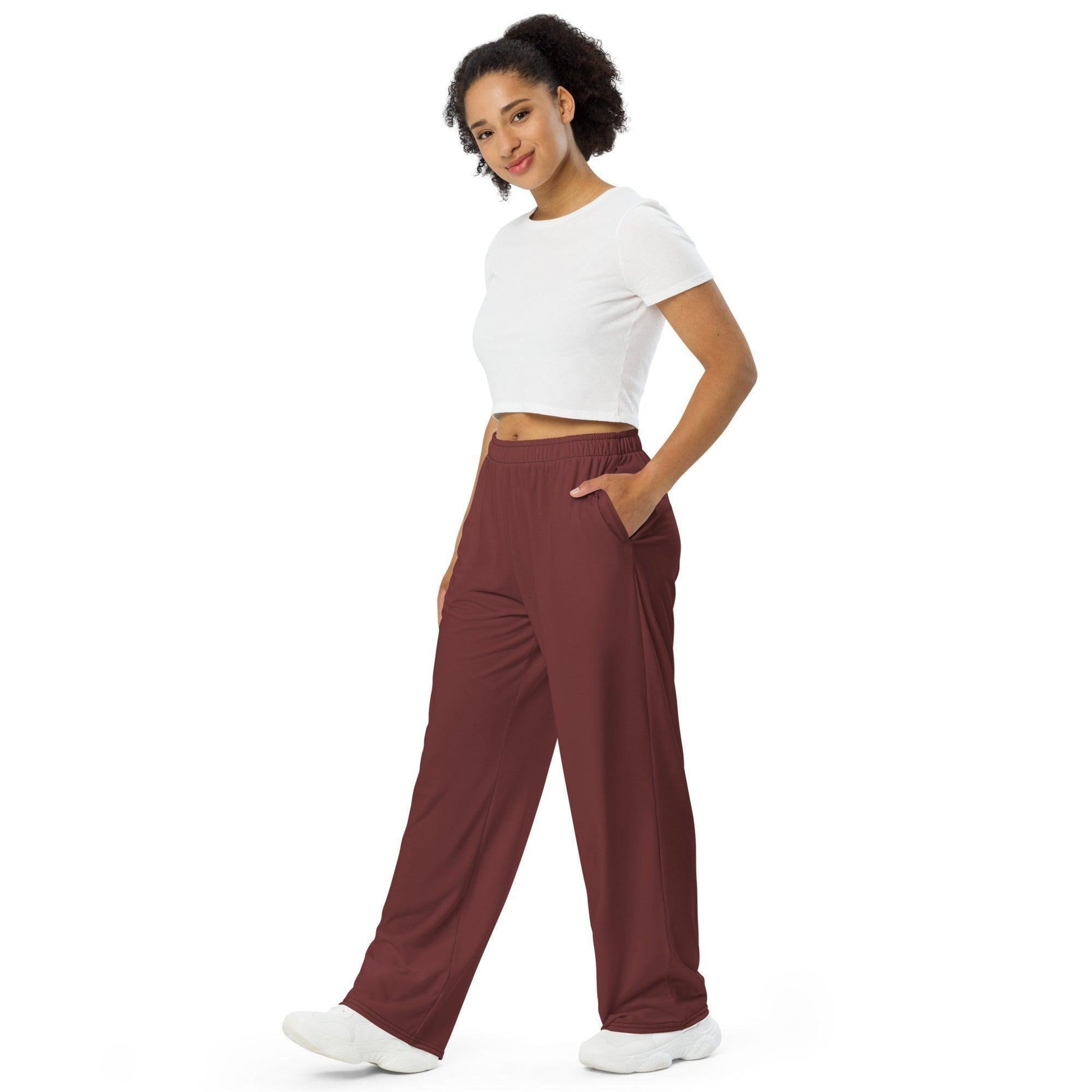 Auburn Hose mit weitem Bein Hose mit weitem Bein 53.99 atmungsaktiv, Auburn, Bein, beont, Bewegungsfreiheit, braun, brown, einfarbig, Elastan, Figur, Hose, Komfort, Kordelzug, leicht, Look, Loungewear, luftige, lässig, OEKOTEX100, optisch, Passform, Polyester, Pyjama, Seitentaschen, Sommer, Stoff, stretch, Taille, weitem JLR Design