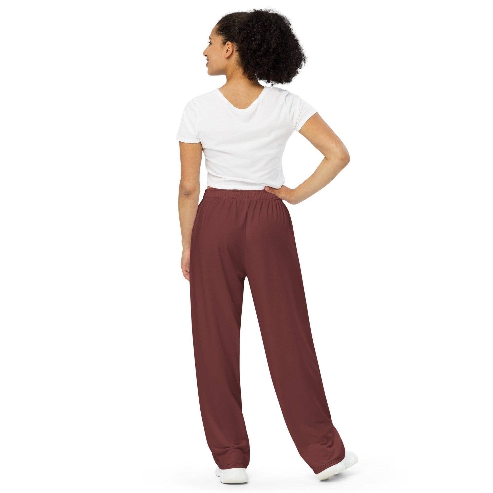 Auburn Hose mit weitem Bein Hose mit weitem Bein 53.99 atmungsaktiv, Auburn, Bein, beont, Bewegungsfreiheit, braun, brown, einfarbig, Elastan, Figur, Hose, Komfort, Kordelzug, leicht, Look, Loungewear, luftige, lässig, OEKOTEX100, optisch, Passform, Polyester, Pyjama, Seitentaschen, Sommer, Stoff, stretch, Taille, weitem JLR Design