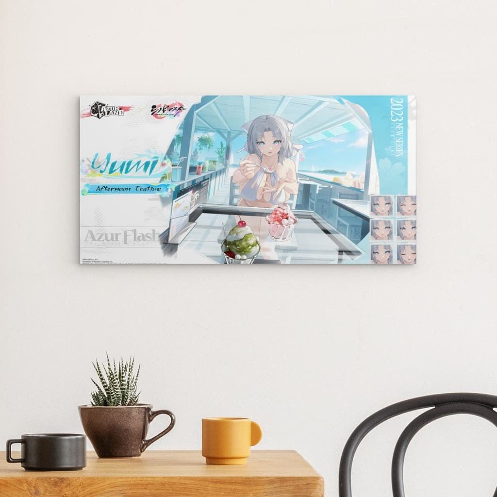 Azur Lane Poster - Azur Flash - Yumi Poster 29.99 Azur, Event, Flash, Lane, Metal, Yumi JLR Design