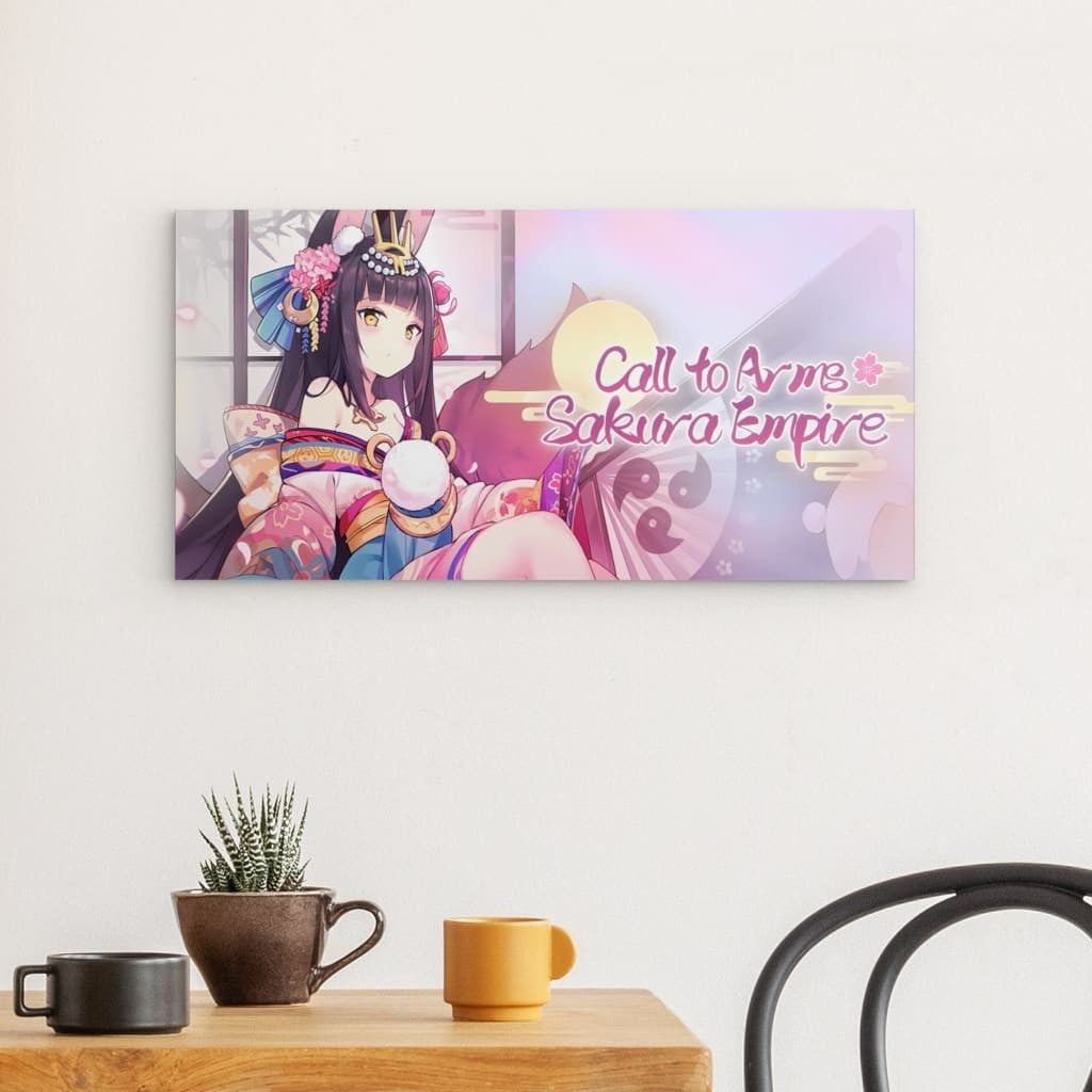 Azur Lane Poster - Call to Arms Sakura Empire Poster 29.99 Arms, Azur, Call, Empire, Lane, Metal, Sakura JLR Design