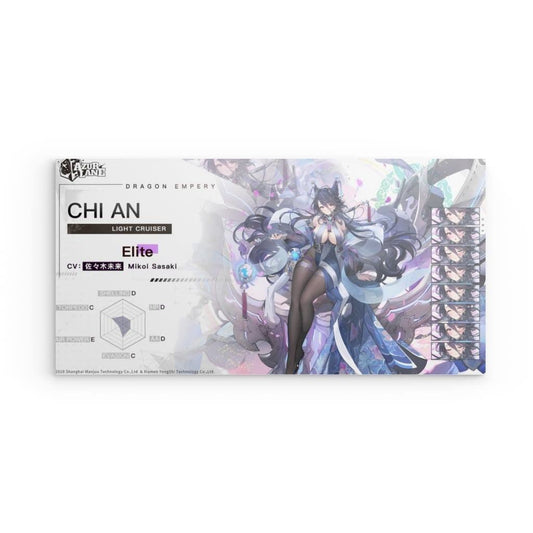 Azur Lane Poster- Charakter Chi An Poster JLR Design