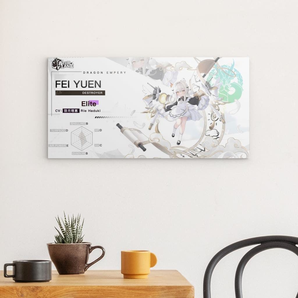 Azur Lane Poster - Charakter Fei Yuen Poster JLR Design