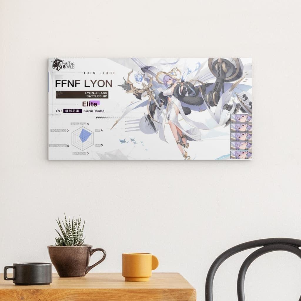 Azur Lane Poster - Charakter FFNF Lyon Poster 29.99 Azur, Charakter, FFNF, Ibiris, Lane, Libre, Lyon, Metal JLR Design