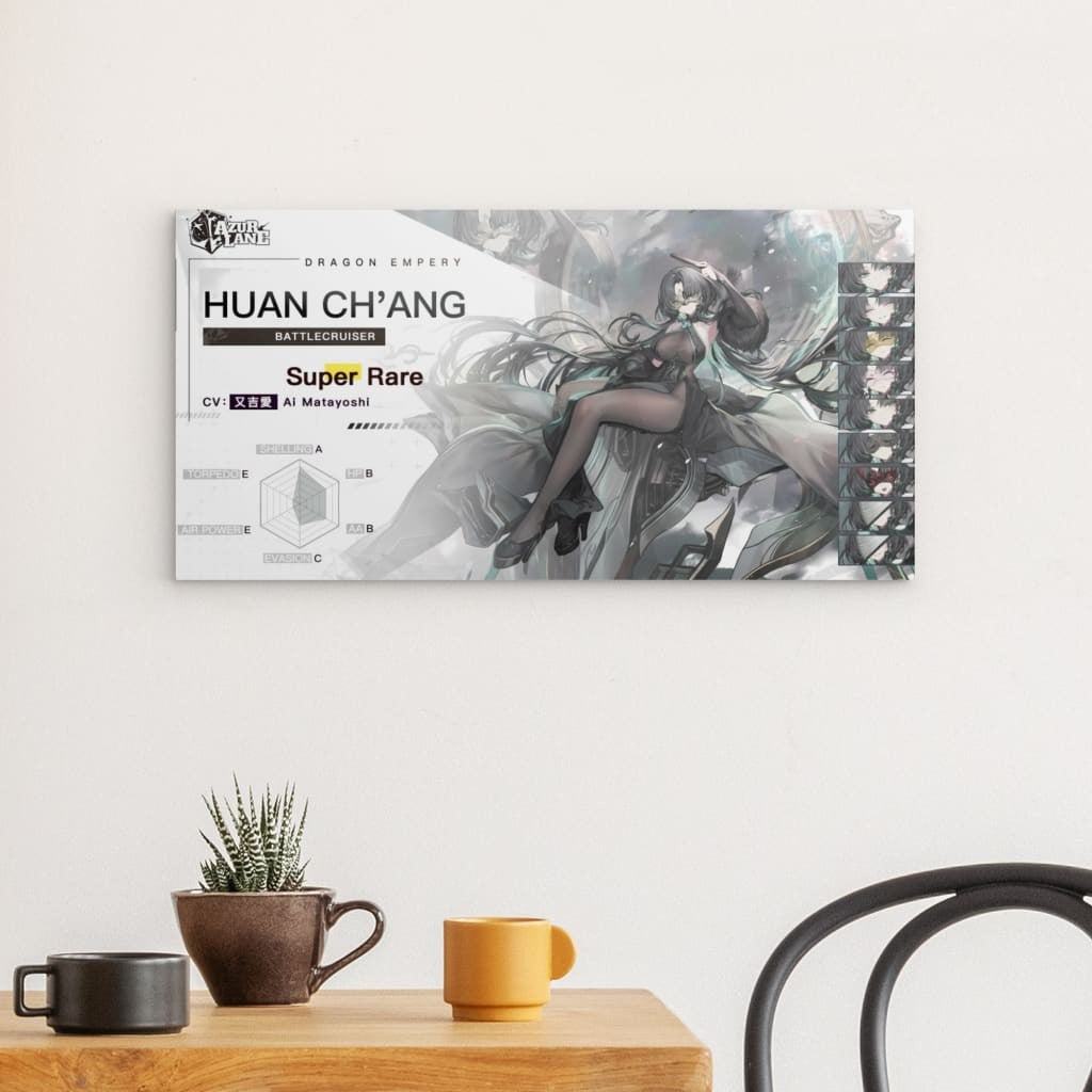 Azur Lane Poster - Charakter Huan Ch'Ang Poster 29.99 Azur, Chang, Charakter, Huan, Lane, Metal JLR Design