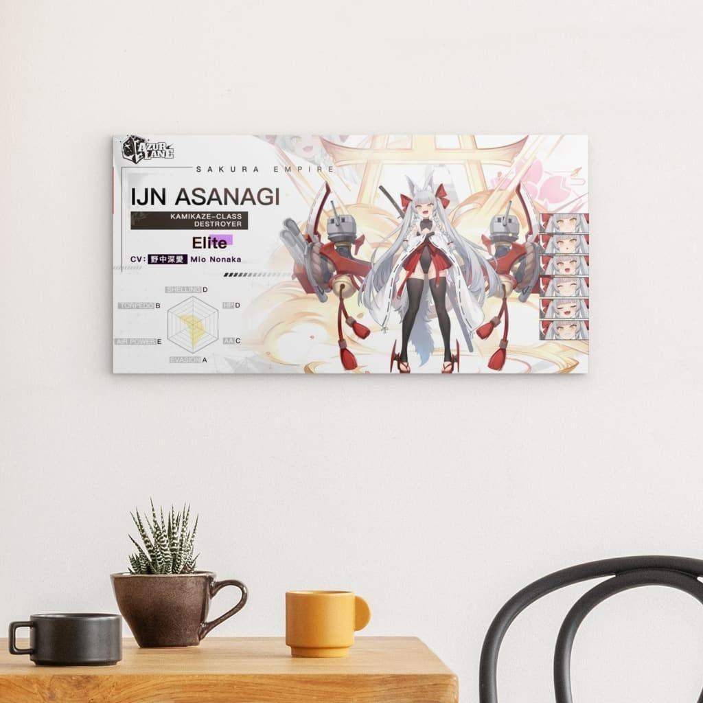 Azur Lane Poster - Charakter IJN Asanagi Poster JLR Design
