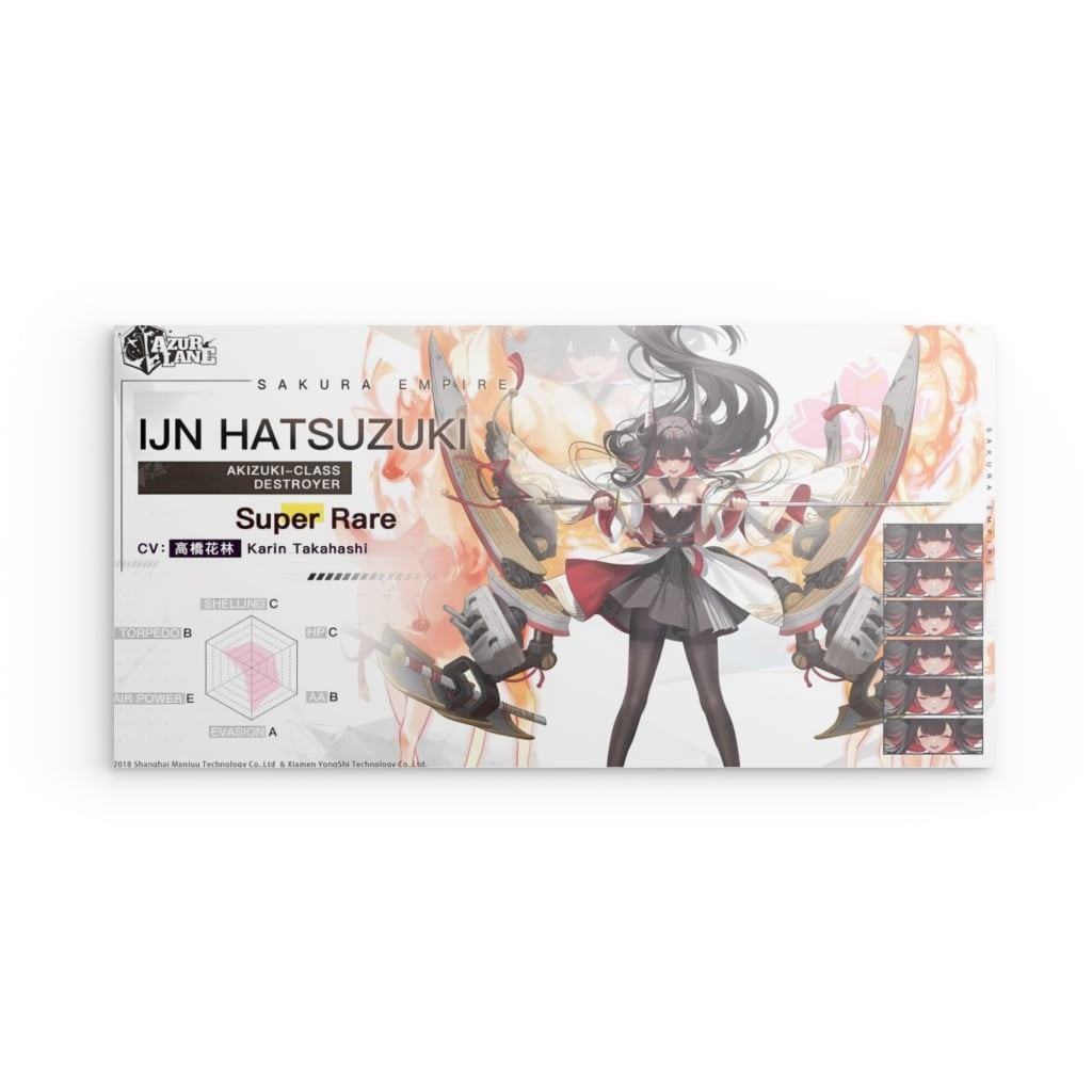 Azur Lane Poster- Charakter IJN Hatsuzuki Poster 29.99 Azur, Empire, Hatsuzuki, IJN, Lane, Metal, Sakura JLR Design
