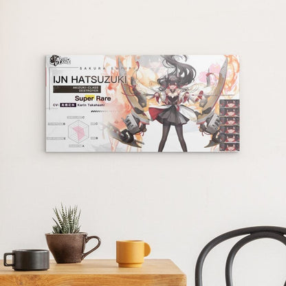 Azur Lane Poster- Charakter IJN Hatsuzuki Poster 29.99 Azur, Empire, Hatsuzuki, IJN, Lane, Metal, Sakura JLR Design