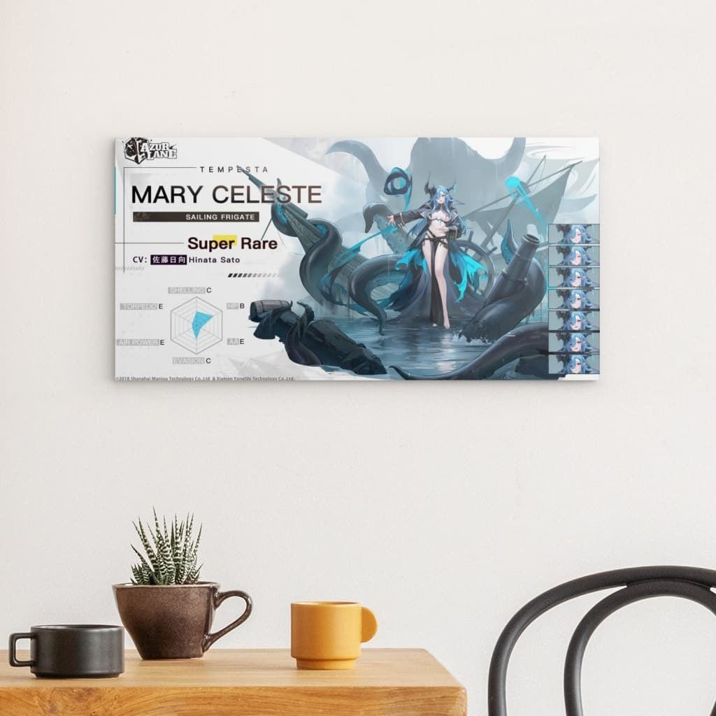 Azur Lane Poster - Charakter Mary Celeste Poster 29.99 Azur, Celeste, Charakter, Lane, Mary, Poster JLR Design