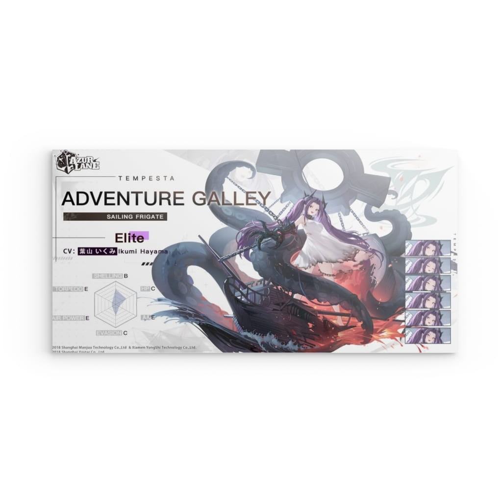 Azur Lane Poster Charakter - Tempesta Adventure Galley Poster 29.99 Adventure, Azur, Galley, Lane, Metal, Tempesta JLR Design