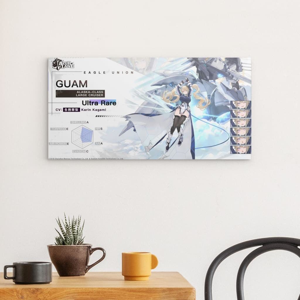 Azur Lane Poster - Charakter USS Guam Poster 29.99 Azur, Charakter, Eagle, Guam, Lane, Metal, Union JLR Design