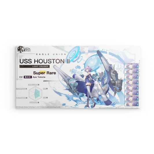 Azur Lane Poster - Charakter USS Houston II Poster JLR Design