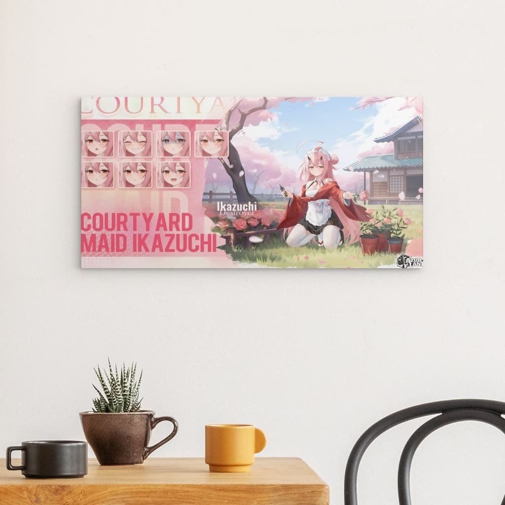 Azur Lane Poster - Courtyard Maid Ikazuchi Poster 29.99 Azur, Courtyard, Ikazuchi, Lane, Maid, Metal JLR Design