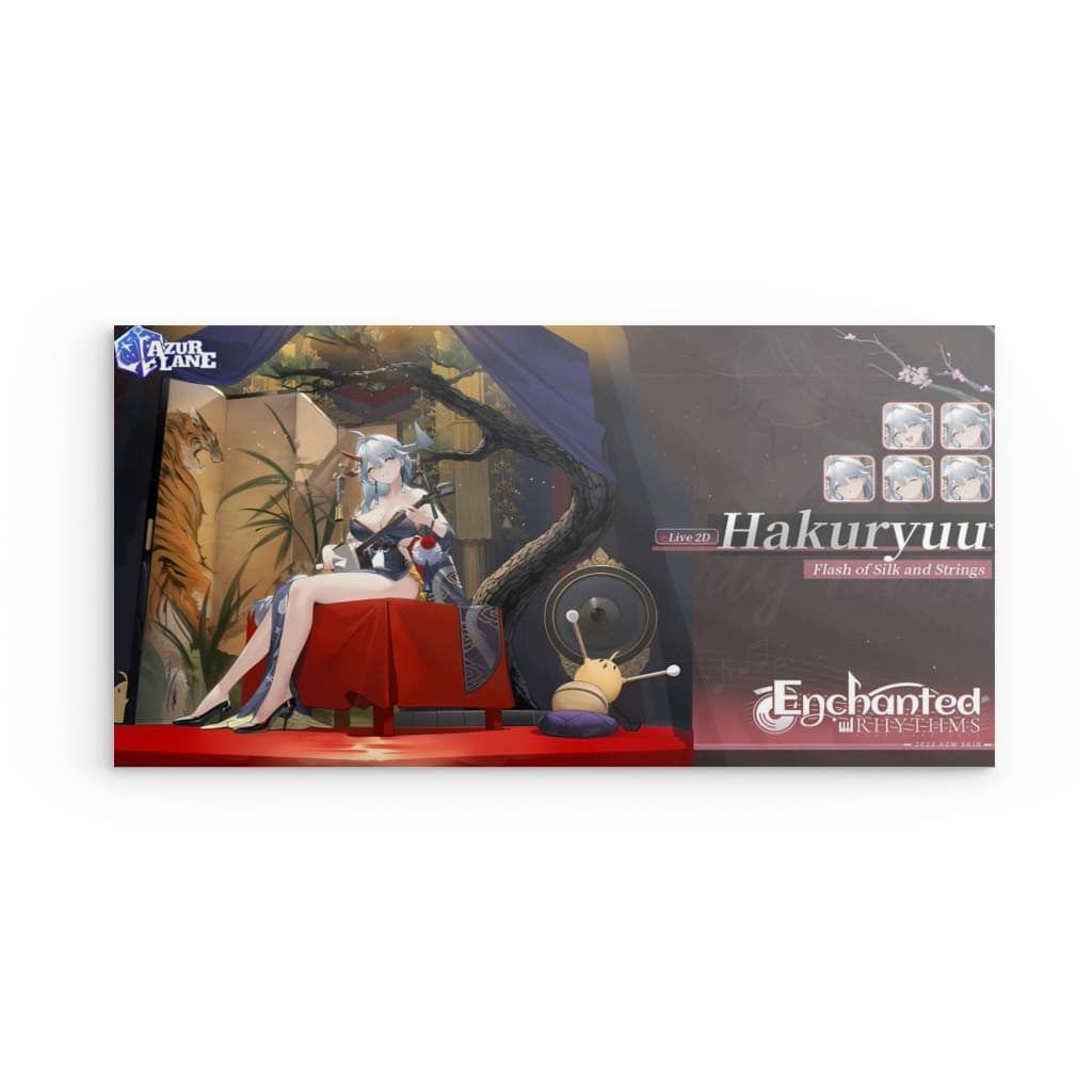 Azur Lane Poster - Event Enchanted Rhythms Hakuryuu Poster 29.99 Azur, Enchanted, Hakuryuu, Lane, Metal, Rhythms JLR Design