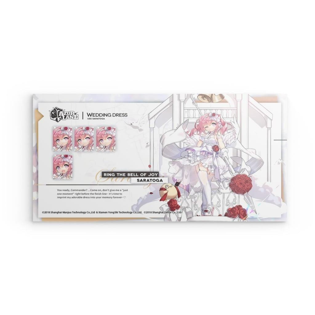 Azur Lane Poster - Event Wedding Saratoga Poster JLR Design