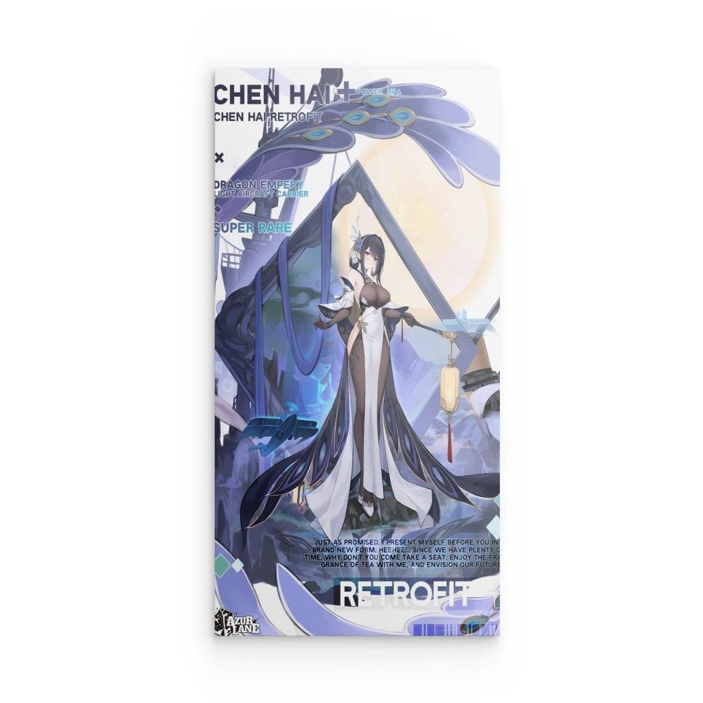 Azur Lane Poster - Retrofit Chen Hai Poster 29.99 Azur, Chen, Hai, Lane, Metal, Poster, Retrofit JLR Design