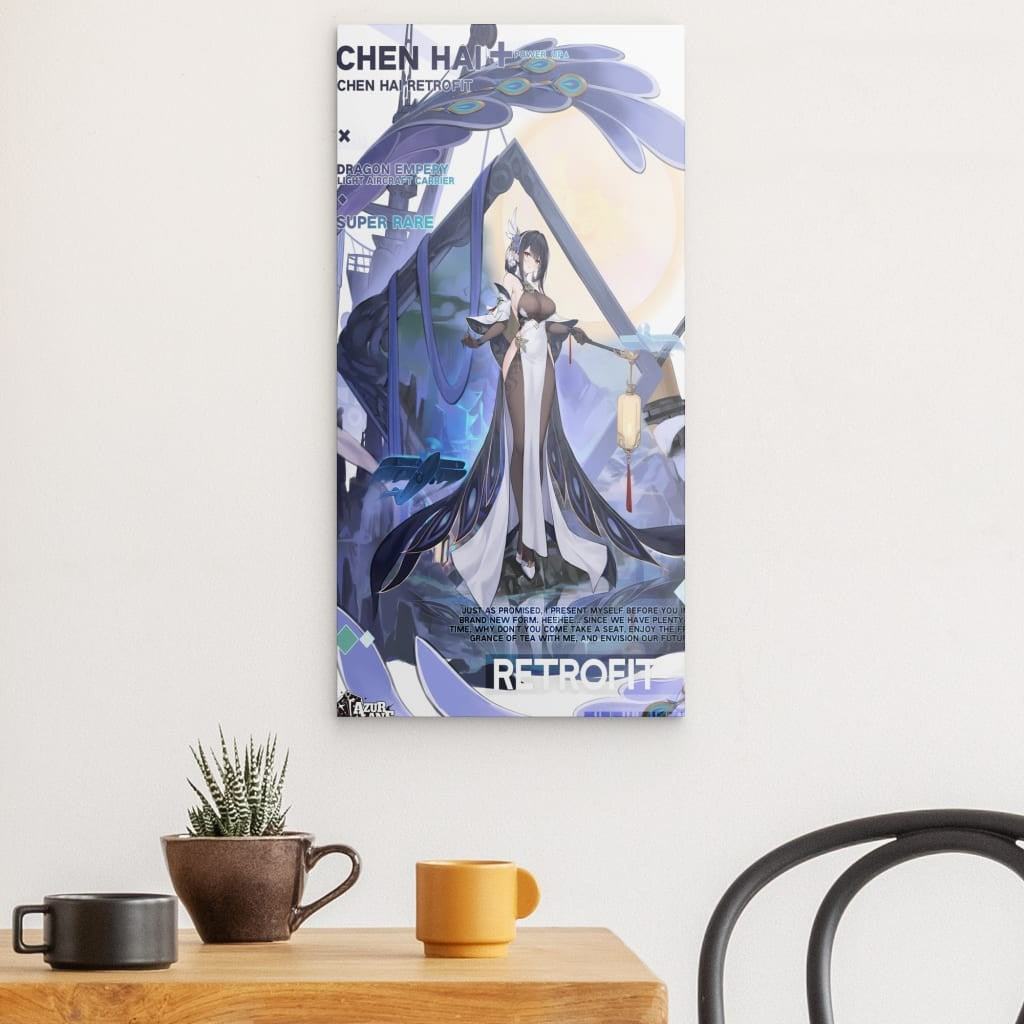 Azur Lane Poster - Retrofit Chen Hai Poster 29.99 Azur, Chen, Hai, Lane, Metal, Poster, Retrofit JLR Design