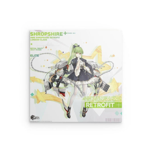 Azur Lane Poster - Retrofit Shropshire Poster JLR Design