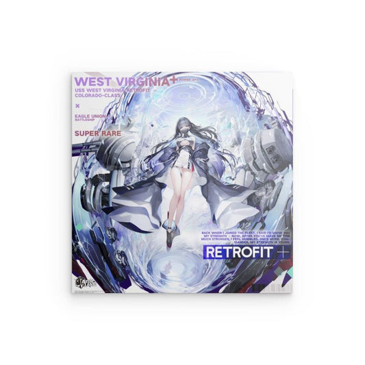 Azur Lane Poster - Retrofit West Virginia Poster JLR Design