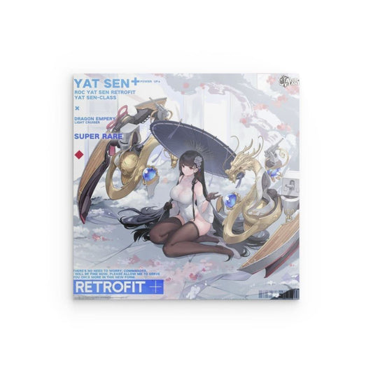 Azur Lane Poster - Retrofit Yat Sen Poster JLR Design