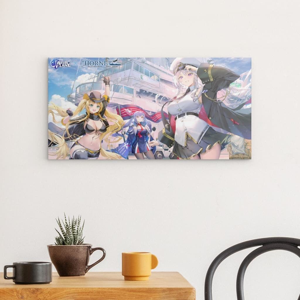 Azur Lane Poster - USS Hornet Museum Poster 29.99 Azur, Hornet, Lane, Metal, Museum, USS JLR Design