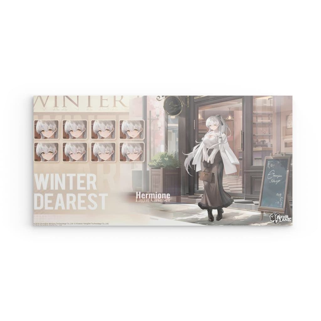 Azur Lane Poster - Winter Dearest Hermione Poster 34.99 Azur, Dearest, Hermione, Lane, Metal, Poster JLR Design