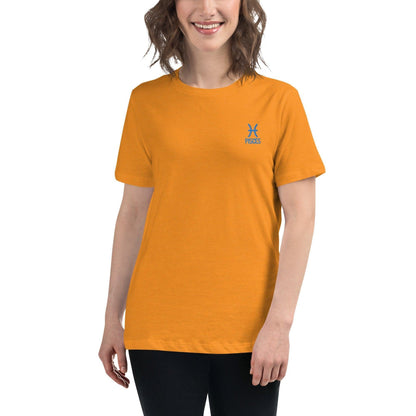 Besticktes Sternzeichen Fische Damen T-Shirt -- Besticktes Sternzeichen Fische Damen T-Shirt - undefined T-Shirt | JLR Design