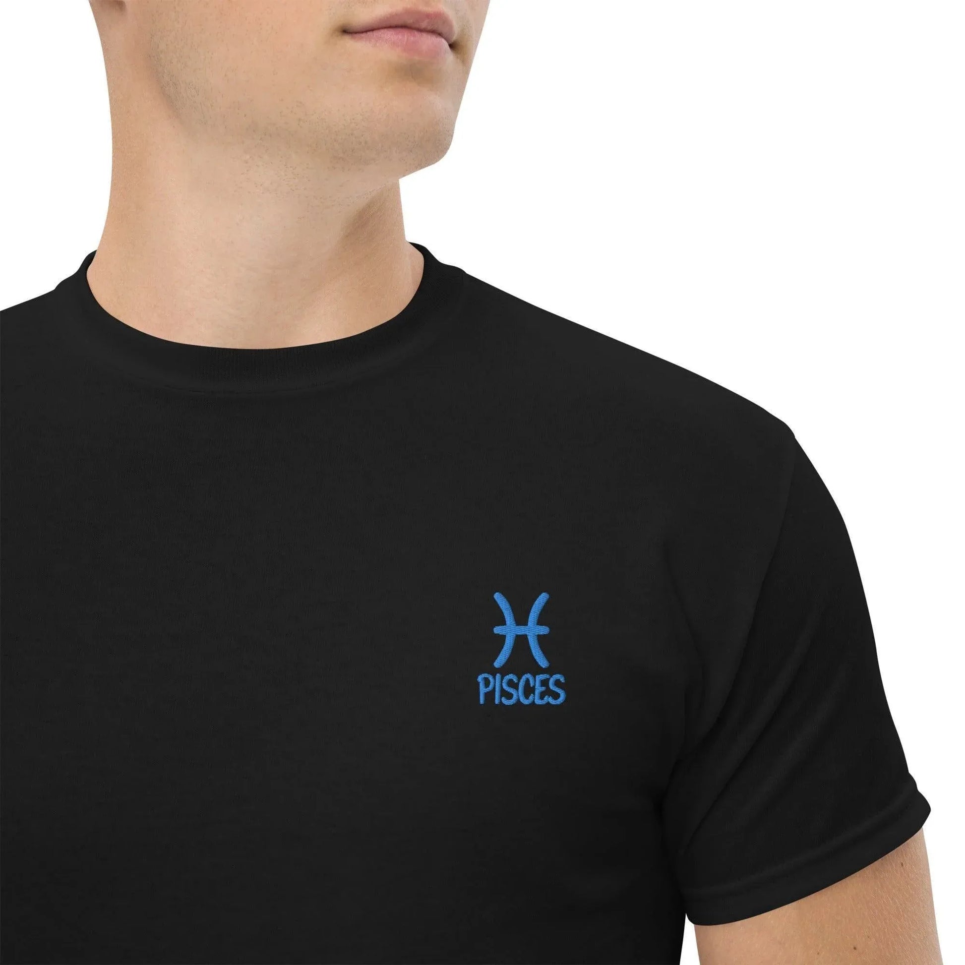 besticktes-sternzeichen-fische-herren-t-shirt-t-shirt-jlr-design-73732 - JLR Design