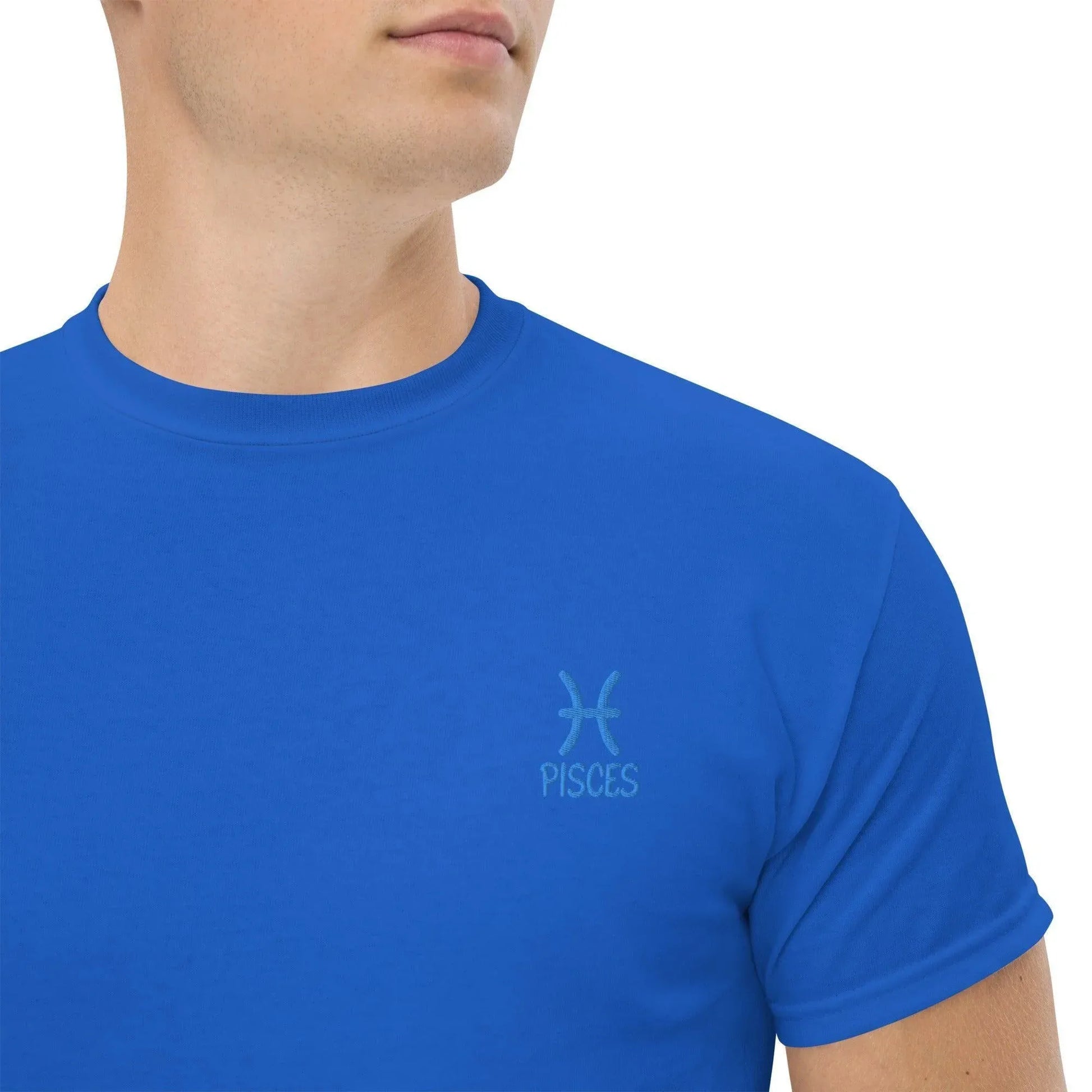 besticktes-sternzeichen-fische-herren-t-shirt-t-shirt-jlr-design-12901 - JLR Design