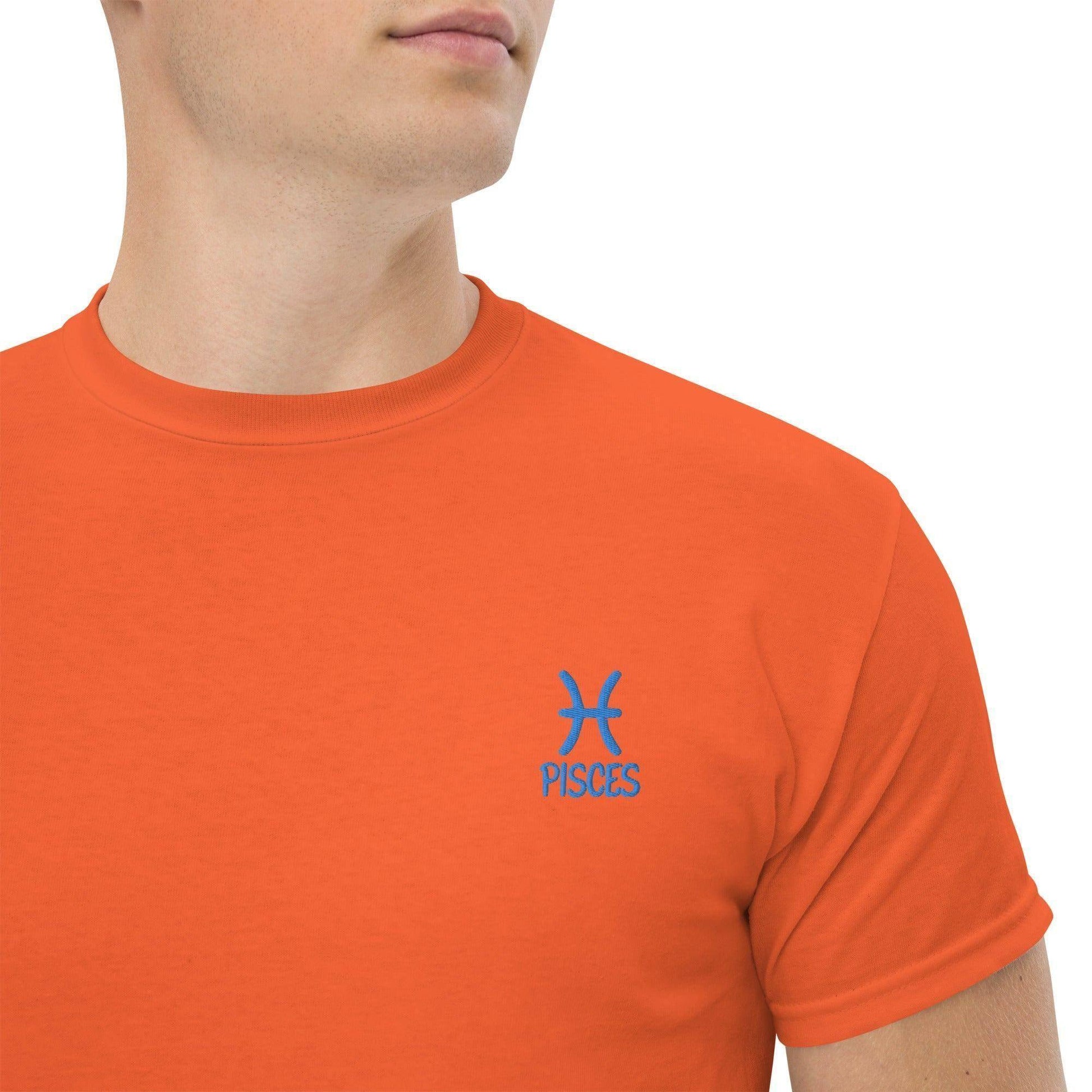 besticktes-sternzeichen-fische-herren-t-shirt-t-shirt-jlr-design-79295 - JLR Design