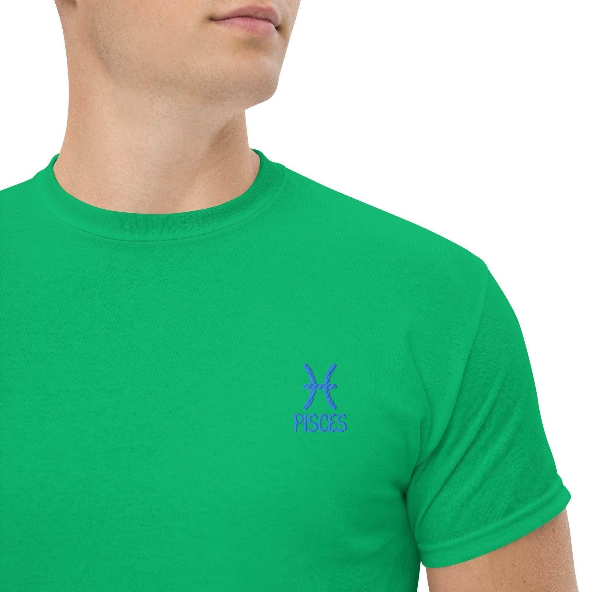 besticktes-sternzeichen-fische-herren-t-shirt-t-shirt-jlr-design-17954 - JLR Design