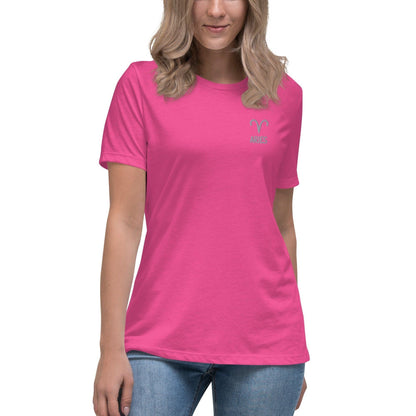 Besticktes Sternzeichen Widder Damen-T-Shirt T-Shirt 38.99 Aries, Astrology, baumwolle, bequem, bestickt, Büro, Damen, Design, embroided, Fashion, figurbetont, Frauen, Freizeit, hautfreundlich, heather, Horoskop, Jeans, kombination, Mode, Passform, polyester, Rundhalsausschnitt, Röcke, Shorts, Sign, Sternzeichen, stilvoll, Style, T-Shirt, vorgeschrumpft, weich, Widder, Zodiac JLR Design