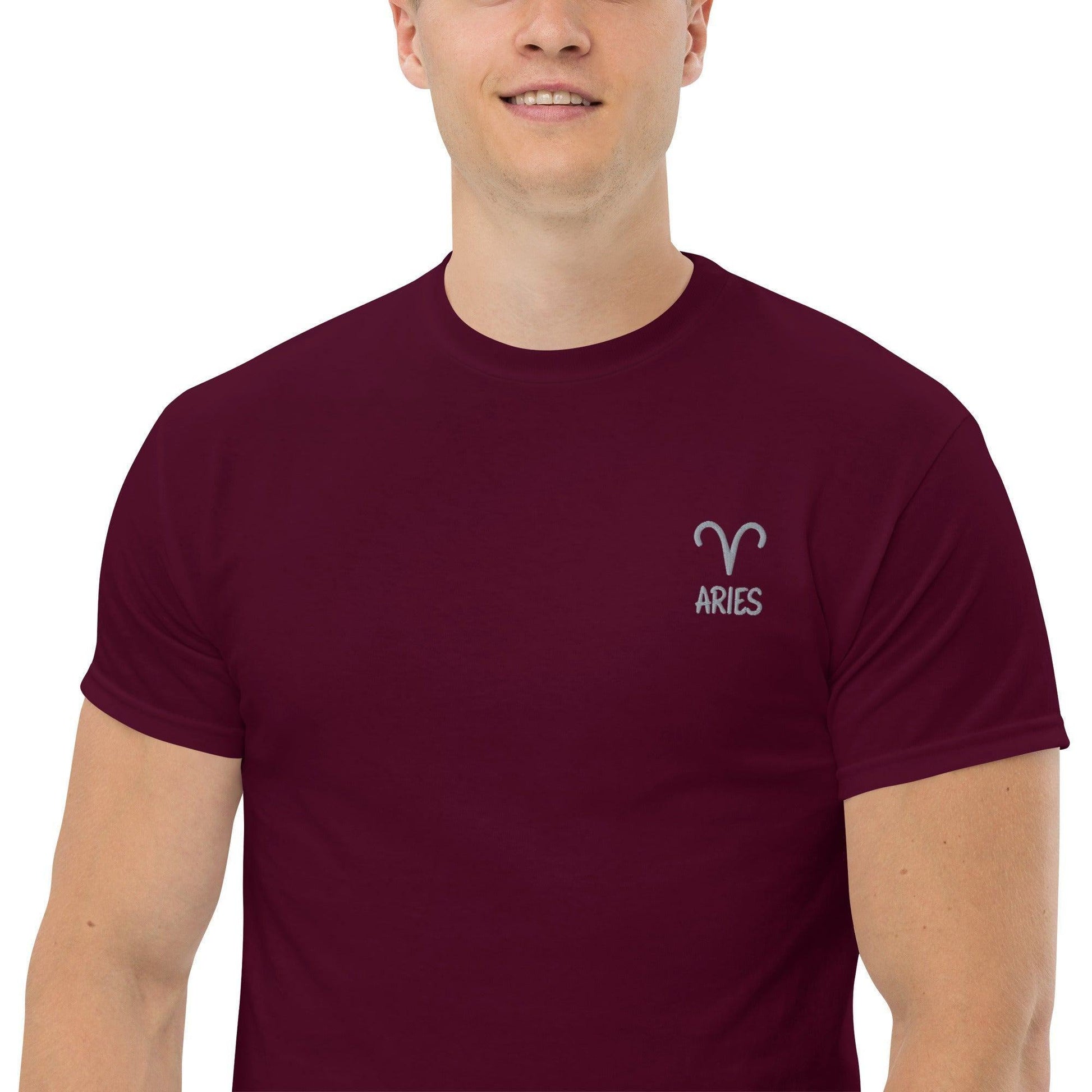 Besticktest Sternzeichen Widder Herren T-Shirt T-Shirt 36.99 Aries, Astrology, atmungsaktiv, Baumwolle, bequem, bestickt, Bewegungsfreiheit, Design, Doppelnaht, embroided, Farben, Fashion, Heather, Herren, Horoskop, klassisch, Kleidungsstück, kombinierbar, Mann, Mode, Nackenband, Passform, Polyester, Rotorgarn, Rundhalsausschnitt, Rundstrickware, Schulterband, Sign, Sternzeichen, Style, T-Shirt, Widder, Zodiac JLR Design