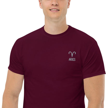 Besticktest Sternzeichen Widder Herren T-Shirt T-Shirt 36.99 Aries, Astrology, atmungsaktiv, Baumwolle, bequem, bestickt, Bewegungsfreiheit, Design, Doppelnaht, embroided, Farben, Fashion, Heather, Herren, Horoskop, klassisch, Kleidungsstück, kombinierbar, Mann, Mode, Nackenband, Passform, Polyester, Rotorgarn, Rundhalsausschnitt, Rundstrickware, Schulterband, Sign, Sternzeichen, Style, T-Shirt, Widder, Zodiac JLR Design