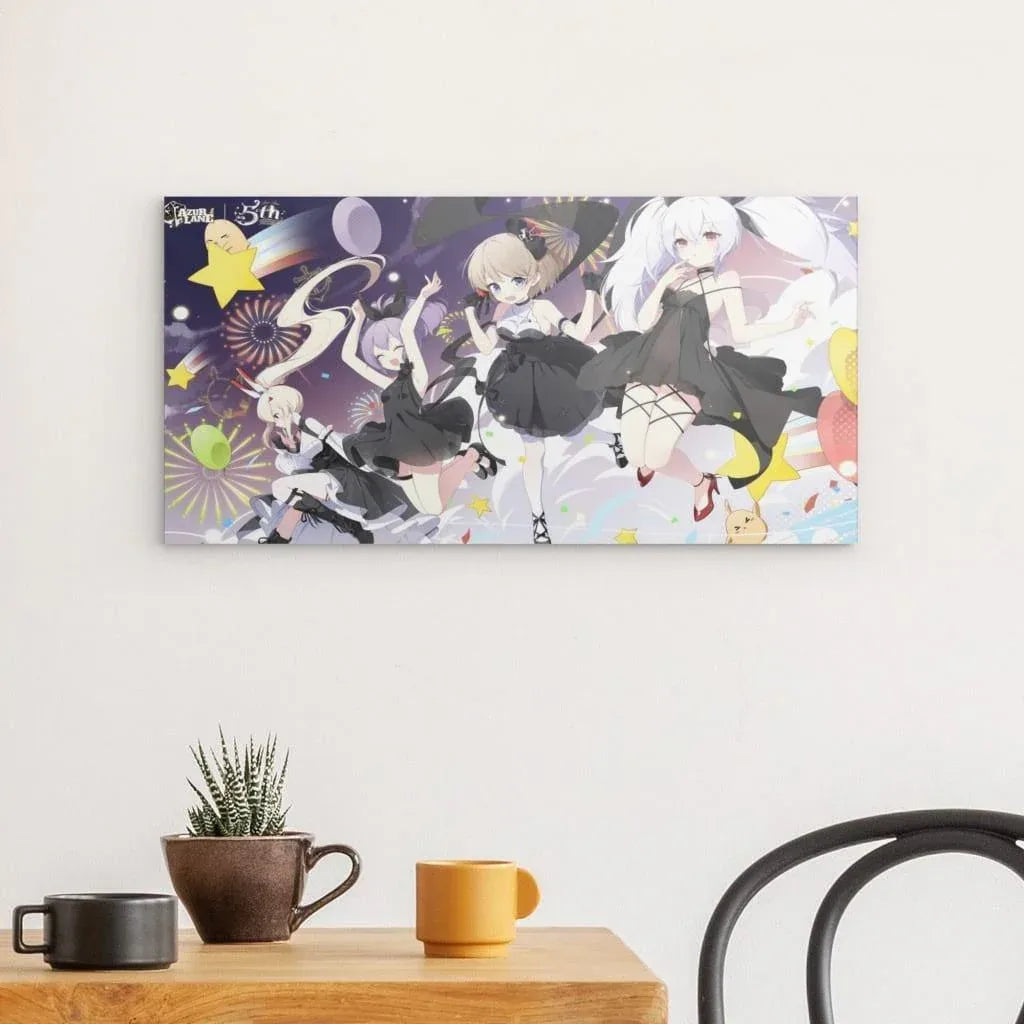 azur-lane-poster-5th-anniversary-black-dress-poster-jlr-design-49424 - JLR Design