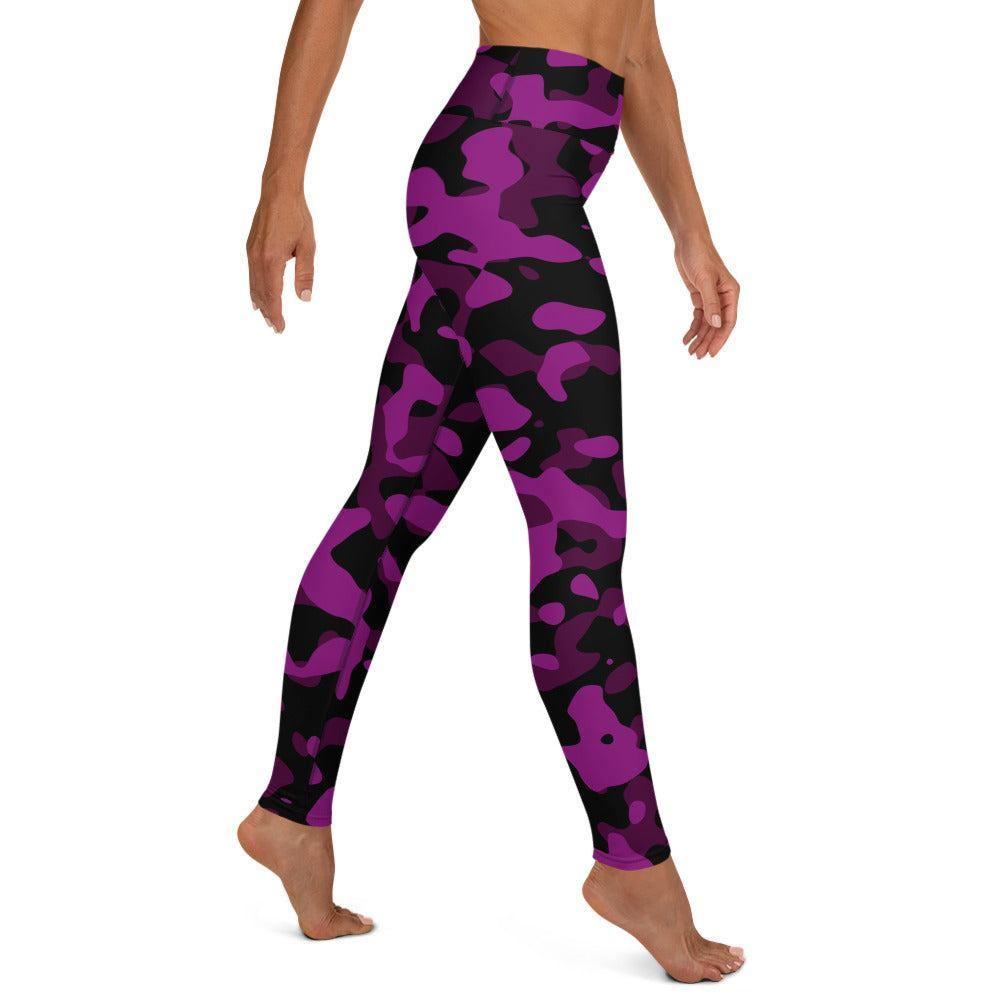 Black Pink Camouflage Damen Yoga Leggings Yoga Leggings 59.99 atmungsaktiv, Black, Camo, Camouflage, Damen, Design, Elastan, Fitness, Flexibilität, fließend, gleiten, Gummizug, High, Hüftbewegungen, kompression, Leggings, Mikrofasergarn, Muster, Pattern, pink, Polyester, Posen, Schutzfaktor, schwarz, Sport, Stretch, Studio, stylisch, UV, Vier-Wege-Stretch, Violet, Waist, Yoga JLR Design