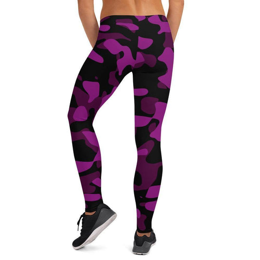 Black Violet Camouflage Damen Leggings Leggings 59.99 Aktivität, Black, Camo, Camouflage, Damen, Damenmode, dehnbar, Design, einfarbig, elegant, Fashion, figurbetont, Fitness, laufen, Leggings, Mode, Muster, Outfit, Pattern, Pilates, purple, Sportbekleidung, Sportlerin, Streetwear, Stretch, stylisch, Tarnmuster, Tragekomfort, Violet, weich, Yoga JLR Design