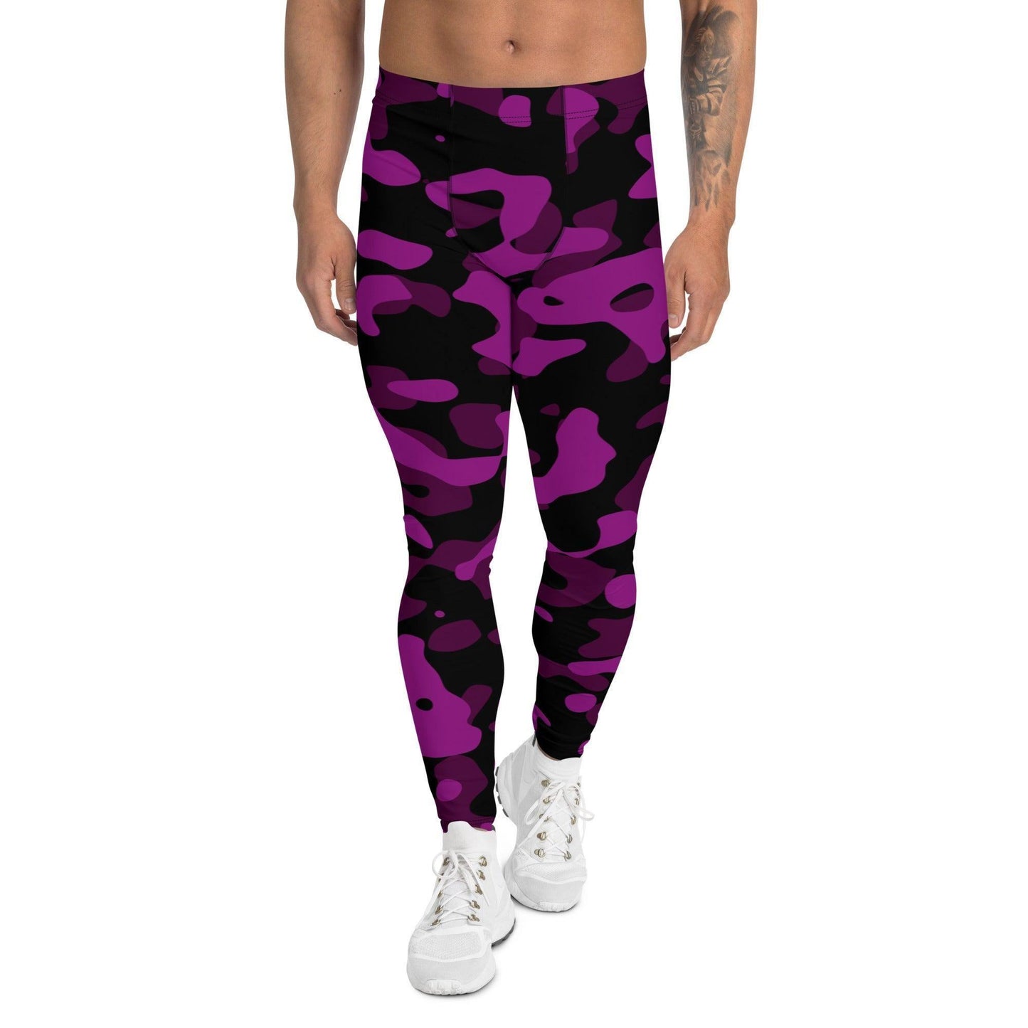 Black Violet Camouflage Herren Leggings Leggings 59.99 aktiv, anliegend, atmungsaktiv, bequem, Bewegungsfreiheit, Black, Camo, Camouflage, dehnbahr, Design, Fashion, Fitness, funktional, Herrenleggings, Laufen, Leggings, Mann, modebewusst, Muster, Outdoor, Passform, Patter, Sport, Sportbekleidung, Style, Tarnmuster, Tragegefühl, Training, Violet, Yoga JLR Design