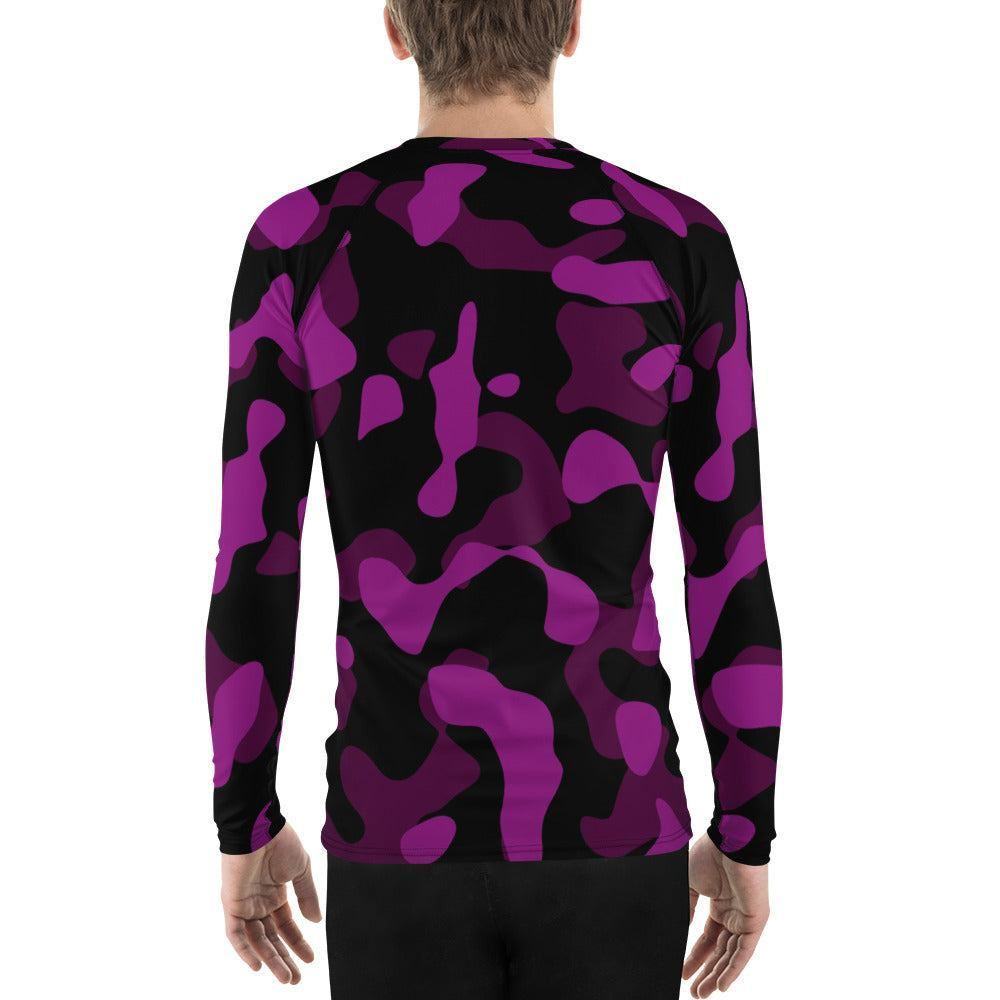 Black Violet Camouflage Herren Rash Guard Rash Guard 59.99 4-Wege, Atmungsaktiv, bequem, Black, Camo, Camouflage, Design, Elastan, Fashion, Flachnaht, Guard, Hautschutz, Kompression, Langarmshirt, Mode, Männermode, Outdoor, Pattern, pink, Polyester, Rash, Sand, schwarz, Schwimmen, Sonnenschutz, Sportbekleidung, Strandmode, Stretchstoff, Style, Surfen, Tarnmuster, trocknend, Violet, Wassersport, Wind JLR Design