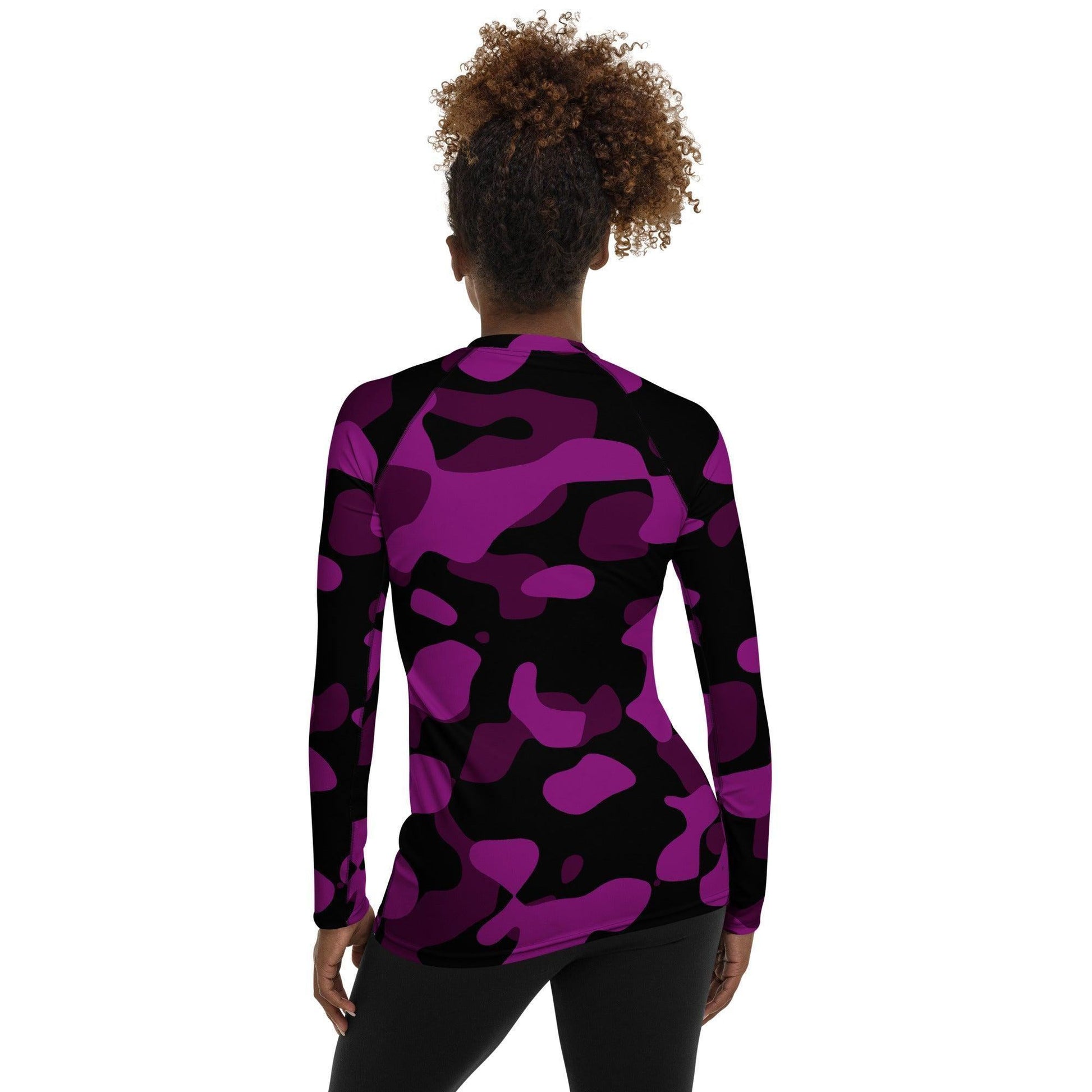 Black Violet Damen Rash Guard Rash Guard 59.99 4-Wege, Atmungsaktiv, bequem, Black, Camo, Camouflage, Design, Elastan, Fashion, Flachnaht, Guard, Hautschutz, Kompression, Langarmshirt, Mode, Männermode, Outdoor, Pattern, pink, Polyester, Rash, Sand, schwarz, Schwimmen, Sonnenschutz, Sportbekleidung, Strandmode, Stretchstoff, Style, Surfen, Tarnmuster, trocknend, Violet, Wassersport, Wind JLR Design