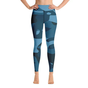 blau-camouflage-damen-yoga-leggings-yoga-leggings-jlr-design-69024 - JLR Design