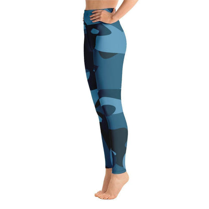 Blau Camouflage Damen Yoga Leggings Yoga Leggings 59.99 atmungsaktiv, Blau, blue, Camo, Camouflage, Damen, Design, Elastan, Fitness, Flexibilität, fließend, gleiten, Gummizug, High, Hüftbewegungen, kompression, Leggings, Mikrofasergarn, Muster, Pattern, Polyester, Posen, Schutzfaktor, Sport, Stretch, Studio, stylisch, UV, Vier-Wege-Stretch, Waist, Yoga JLR Design