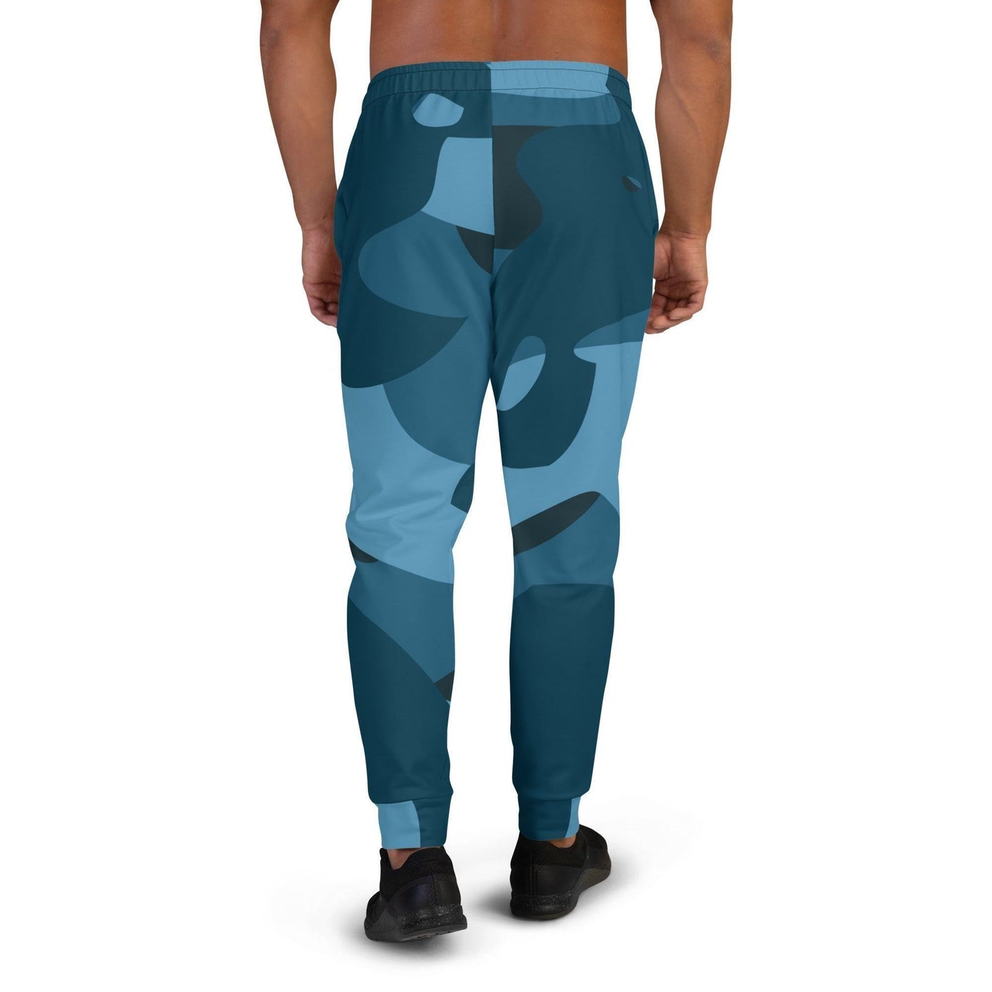 Blaue Camouflage Herren Jogginghose Jogginghose 66.99 atmungsaktiv, Baumwolle, blau, blue, Bündchen, Camo, Camouflage, Elastan, Fitness, Fleece, Gym, Herren, Jogginghose, Kordelzug, Mann, Muster, Männer, OEKOTEX100, Passform, Passoform, Pattern, Polyester, Relaxen, schlanke, Sport, Tarnfarben, Taschen, Tragekomfort JLR Design