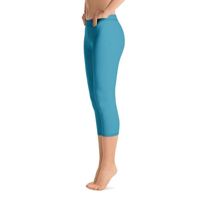 Blaue Damen Capri Leggings -- Blaue Damen Capri Leggings - undefined Capri Leggings | JLR Design