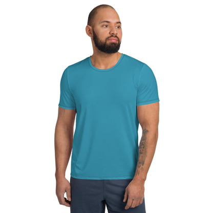 Blaues Sport T-Shirt für Herren -- Blaues Sport T-Shirt für Herren - XS Sport T-Shirt | JLR Design