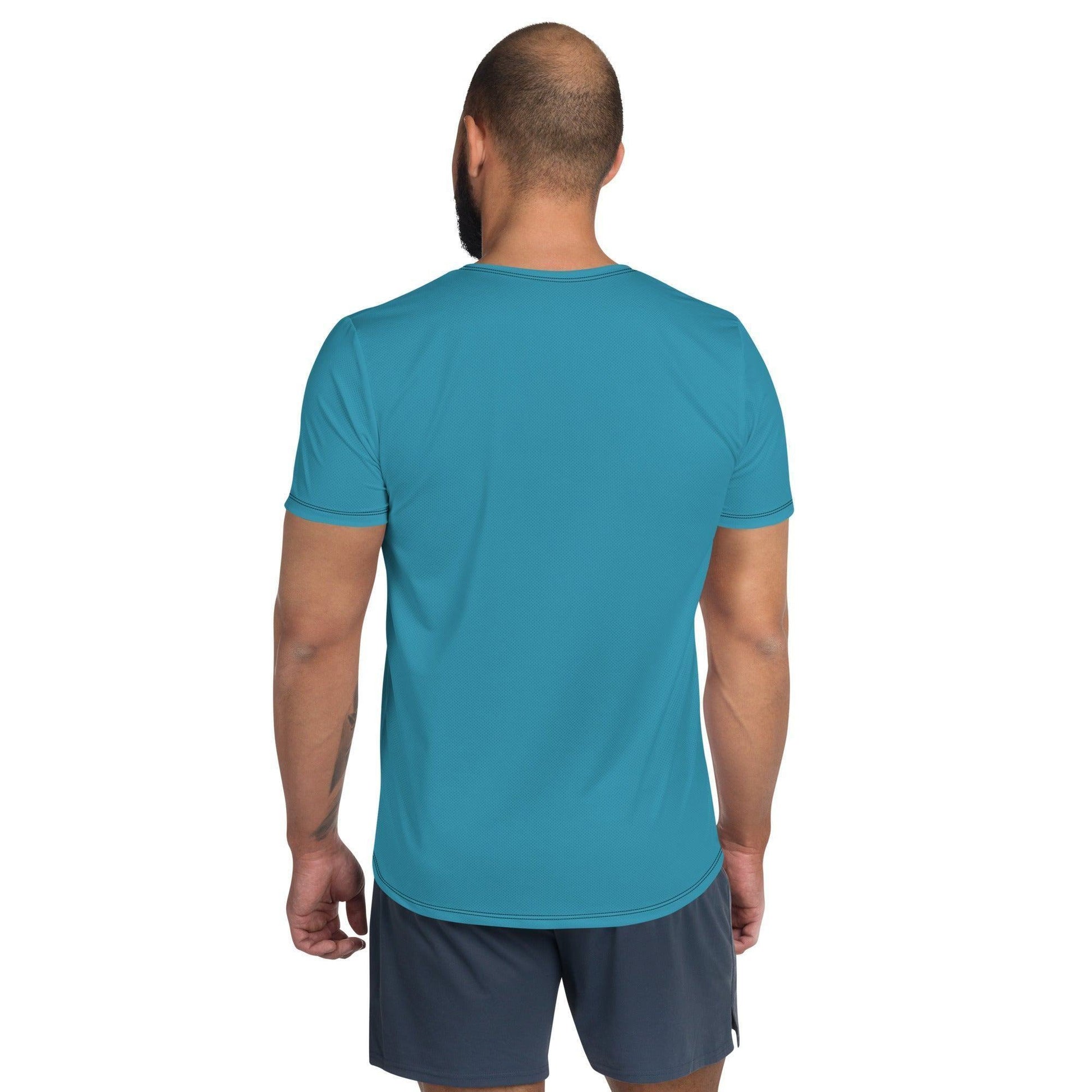 Blaues Sport T-Shirt für Herren -- Blaues Sport T-Shirt für Herren - XS Sport T-Shirt | JLR Design