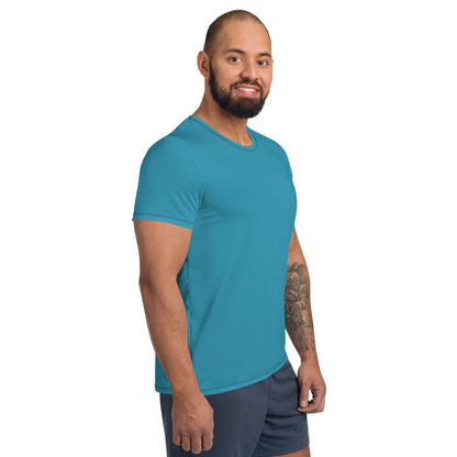 Blaues Sport T-Shirt für Herren -- Blaues Sport T-Shirt für Herren - XS Sport T-Shirt | JLR Design